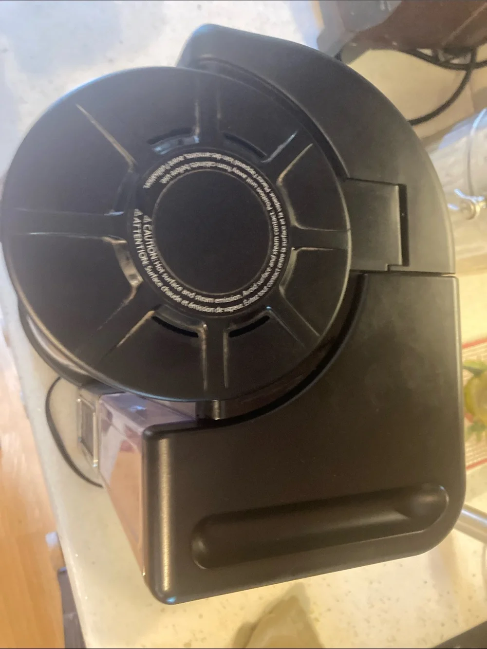Ninja Coffee Maker in Silver and Black with Clear Water Reservoir